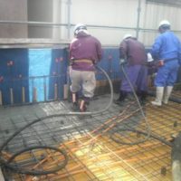 1階立上り、2階ｽﾗﾌﾞ ｺﾝｸﾘｰﾄ打設