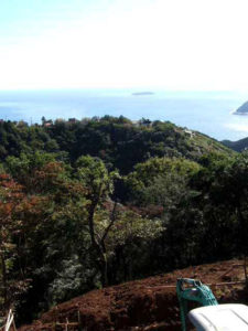 熱海別荘　岩盤掘削