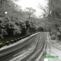 熱海別荘　雪模様